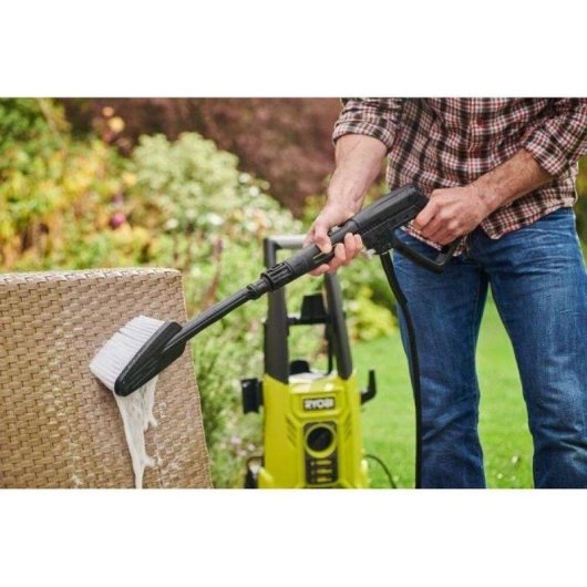 Nettoyeur haute pression Ryobi Ry130pwa 1800 W 130 Bar 420 L/h avec accessoires