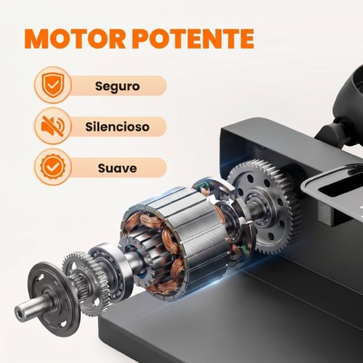 Sportnow Mini Elíptica Eléctrica Con 12 Velocidades Y 12 Programas Automáticos