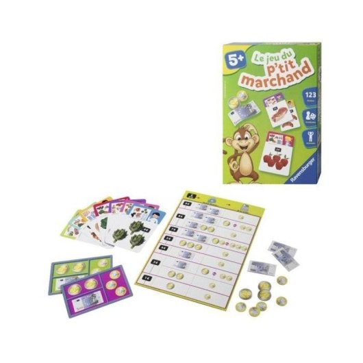 Gioco da tavolo Ravensburger Le P'tit Marchand Educativo Denaro 5+ 1-4 giocatori