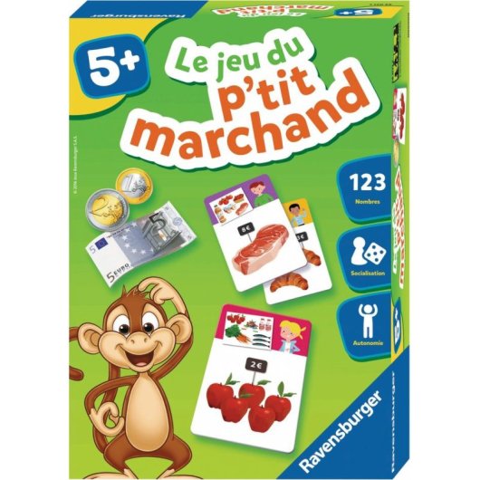 Gioco da tavolo Ravensburger Le P'tit Marchand Educativo Denaro 5+ 1-4 giocatori