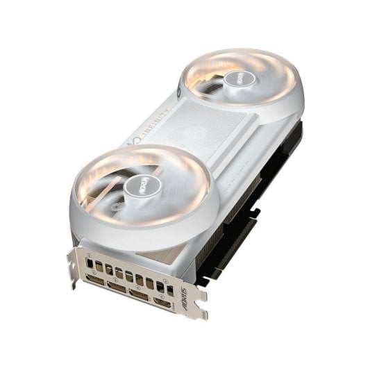 Tarjeta Gráfica Gigabyte AORUS GeForce RTX 5080 INFINITY WOOD 16GB GDDR7 Reflex 2 RTX AI DLSS4.5