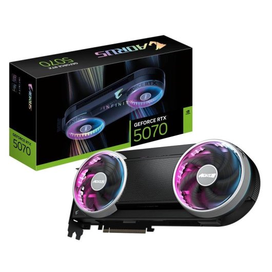 Grafikkarte Gigabyte AORUS GeForce RTX 5070 INFINITY 12GB GDDR7 Reflex 2 RTX AI DLSS4