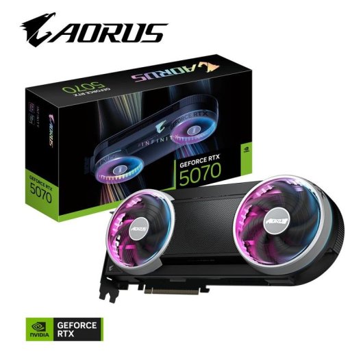Grafikkarte Gigabyte AORUS GeForce RTX 5070 INFINITY 12GB GDDR7 Reflex 2 RTX AI DLSS4