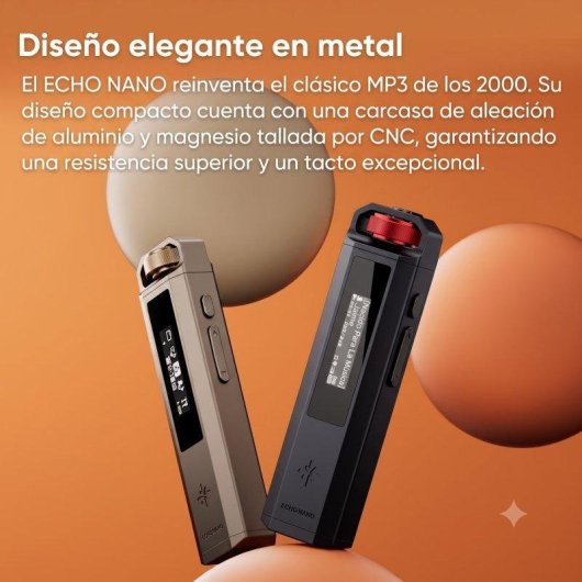 Reproductor de música Hi-Res FiiO Snowsky ECHO NANO Negro
