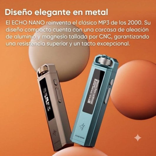 Leitor de Áudio Hi-Res FiiO Snowsky ECHO NANO Azul