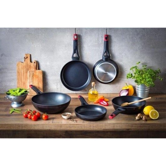 Frigideira Pyrex Optima+ 30 cm Aluminio Forjado Antiaderente Sem PFAS Indução