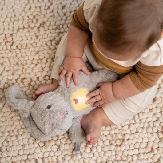 Peluche Coniglio Musicale Ingenuity Sylvie Riconoscimento Pianto Luce 5 Colori