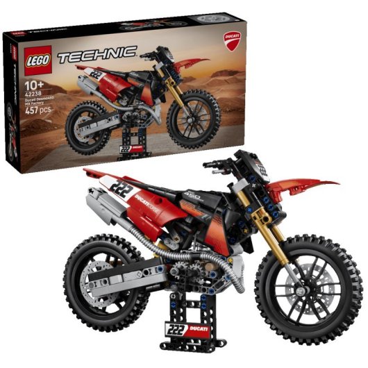 LEGO Technic Moto Ducati Desmo450 MX Factory 42238 457 peças