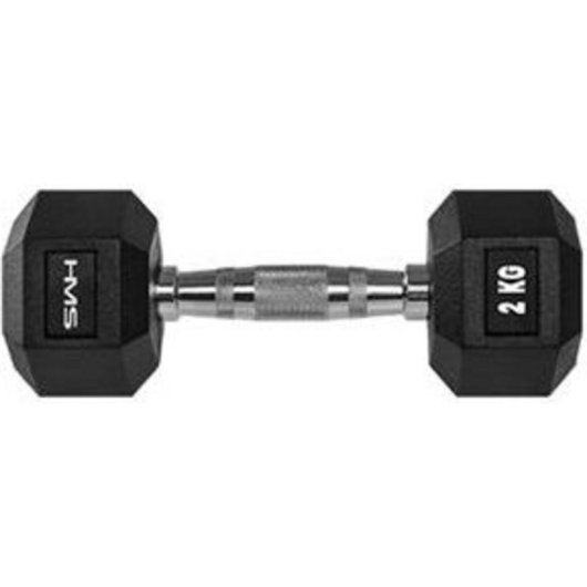 Mancuerna hexagonal HMS HEX PRO gomada 25 kg