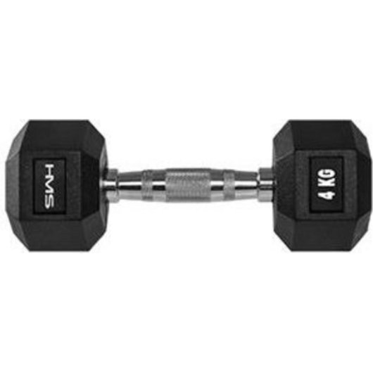Mancuerna hexagonal HMS HEX PRO gomada 25 kg