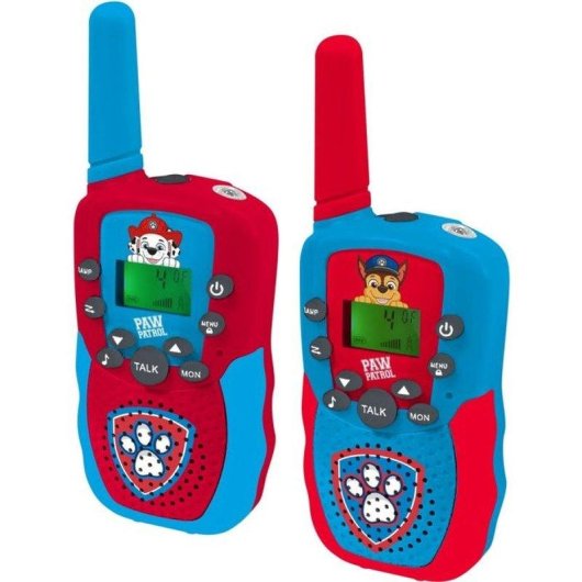 Walkie-talkie para crianças Paw Patrol Kids Licensing PW19915 1 km 8 canais LCD