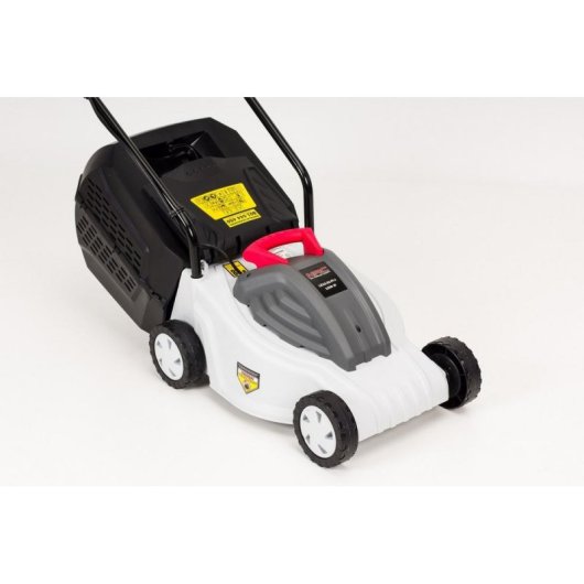 Cortacésped eléctrico NAC LE12-32-PI-J 1200W 32 cm sin tracción con cesta 35L