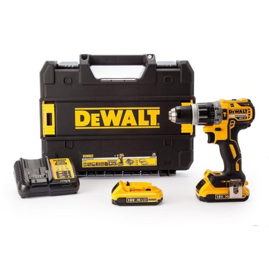 Taladro atornillador Dewalt DCD796E1T 18 V sin escobillas compacto con maletín