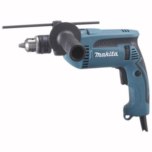 Taladro percutor Makita HP1641FK 680W con maletín y portabrocas rápido