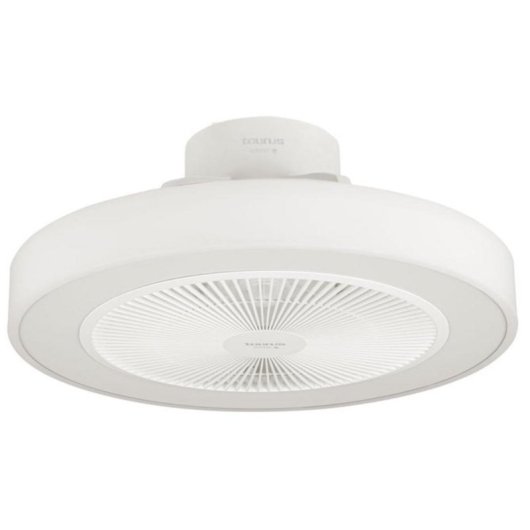 Ventilateur de Plafond avec Lumière Taurus Fresko Invisible 25W 49cm 6 Vitesses Moteur DC Silencieux Télécommande Minuterie