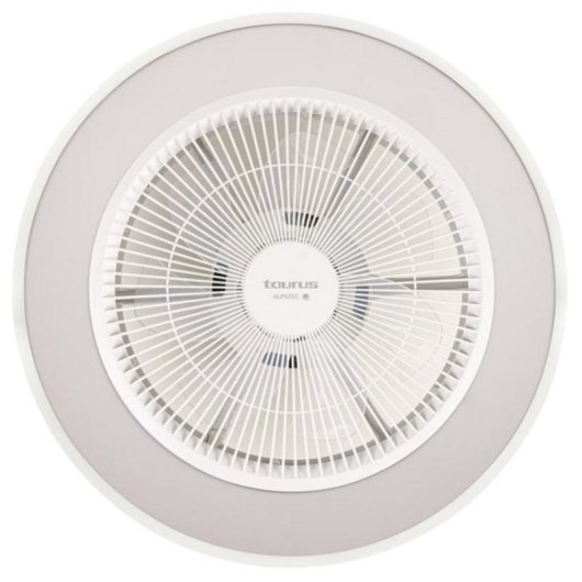 Ventilateur de Plafond avec Lumière Taurus Fresko Invisible 25W 49cm 6 Vitesses Moteur DC Silencieux Télécommande Minuterie