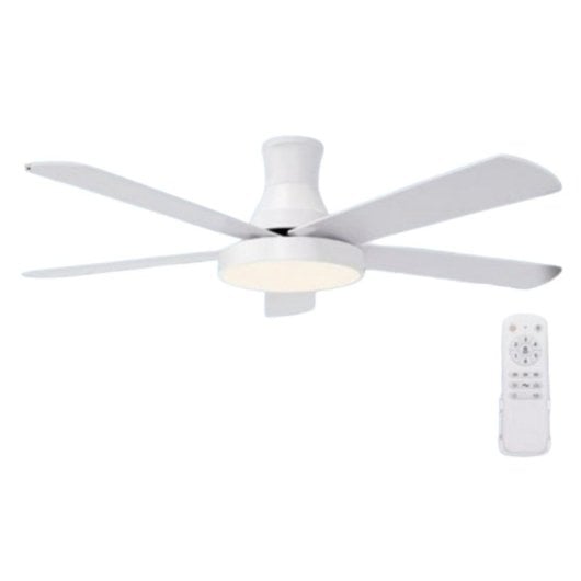 Ventilador de Techo con Luz HJM VT562 65W 132cm 6 Velocidades Motor DC Mando Temporizador Función Invierno
