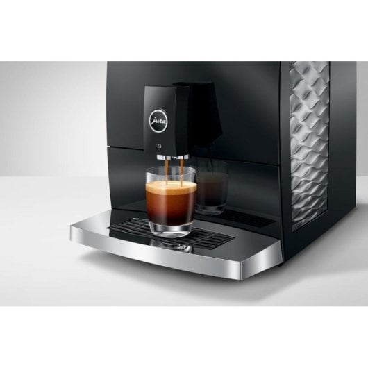 Cafetière expresso superautomatique Jura C9 Piano Noir 1,6 L 15 Bars 2 Tasses