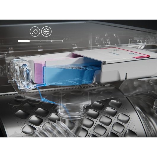Máquina de Lavar Roupa AEG LFR6194O4Q 9 Kg 1400rpm A Branco Doseador Automático WiFi