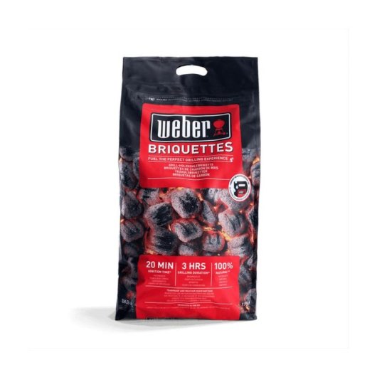 Briciole di carbone vegetale Weber 8 kg accensione manuale