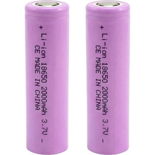 Akku Avizar TX-39728 3,7V 2000mAh 2er Set wiederaufladbar
