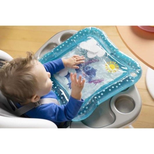 Luftbare multisensorische Wasserplatte Disney Baby Stitch Bright Starts, blau, ab Geburt