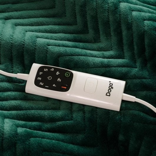 Manta eléctrica DAGA Relax Suave Armonía Verde Intellisense® 6 temperaturas 160x120cm