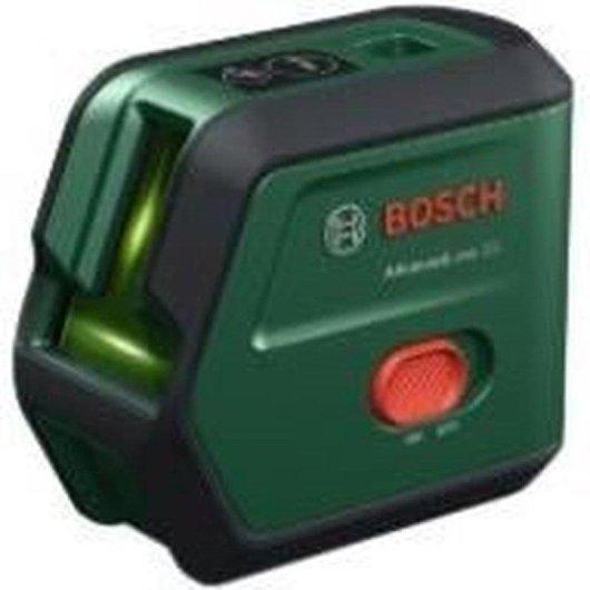 Nível laser Bosch AdvancedLevel 2G cruzado verde autonivelante 100° 15m USB-C