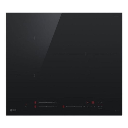 Placa de inducción LG CI5Z2421BN 3 zonas 32 cm Wi-Fi Slider Negro