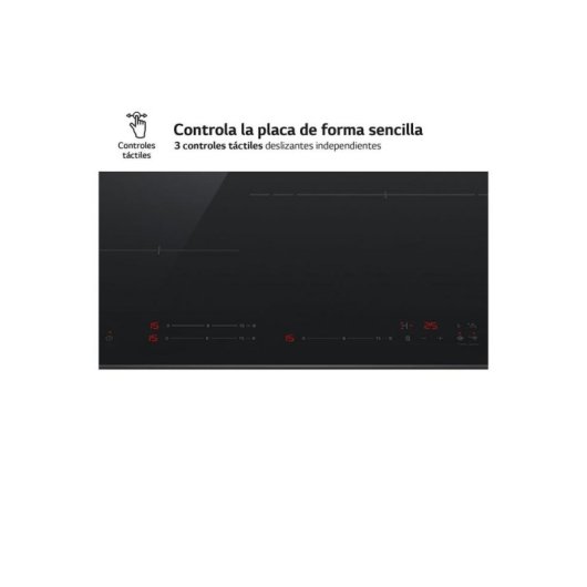 Placa de inducción LG CI5Z2421BN 3 zonas 32 cm Wi-Fi Slider Negro