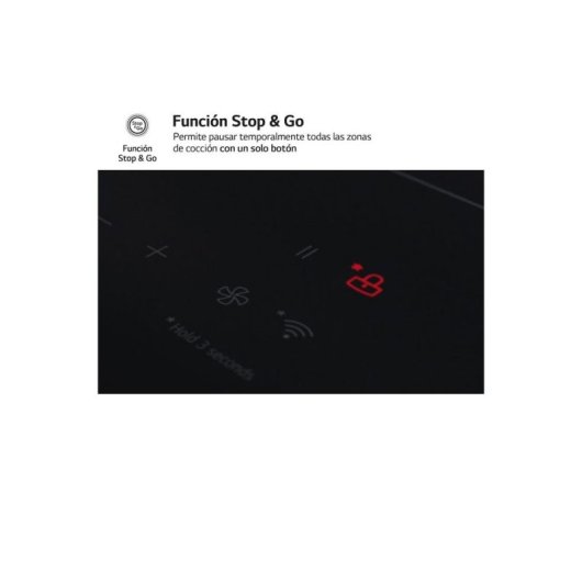Placa de inducción LG CI5Z2421BN 3 zonas 32 cm Wi-Fi Slider Negro