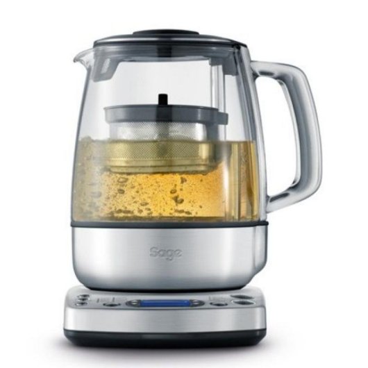 Tetera Sage The Tea Maker 1,5 L Plata Acero Inoxidable y Vidrio
