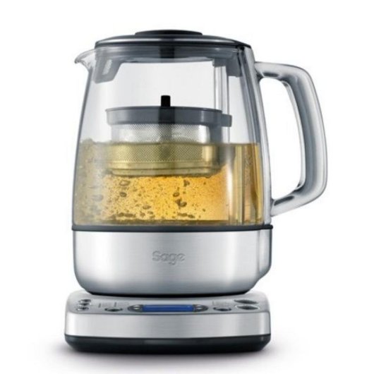 Tetera Sage The Tea Maker 1,5 L Plata Acero Inoxidable y Vidrio