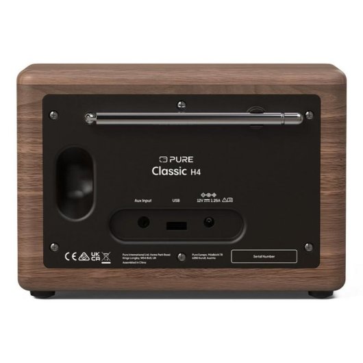 Rádio Portátil Pure Classic H4 DAB+/FM Bluetooth 5.3