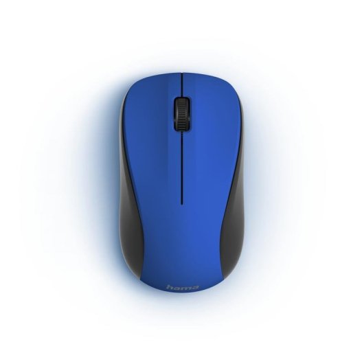 Ratón Hama MW-300 V2 RF inalámbrico 1200 DPI Negro Azul ambidextro