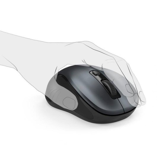 Ratón Hama Canosa V2 Bluetooth 1600 DPI Ambidextro Antracita