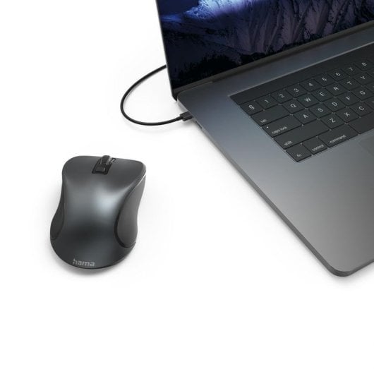 Ratón Hama Canosa V2 Bluetooth 1600 DPI Ambidextro Antracita