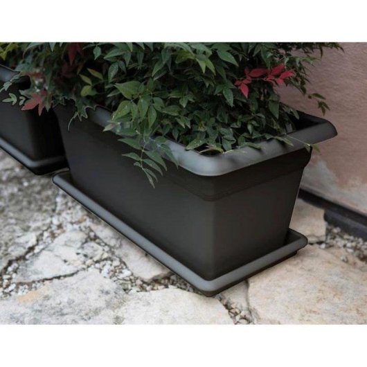 Macédo Stefanplast Mediterraneo Rectangulaire 110L Antracite 100x45x40cm