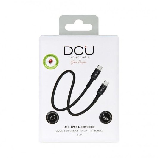 Câble USB-C DCU 30402085 USB 2.0 1,5 m Noir