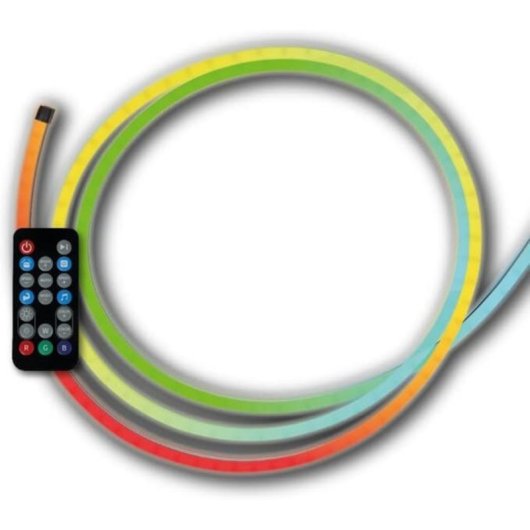 Bandeau Lumineux KONIX Smart Neon Flex 3 m Multicolor avec Télécommande
