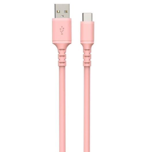Cable USB DCU Avance Tecnológico USB-C a USB-A 1 m Rosa