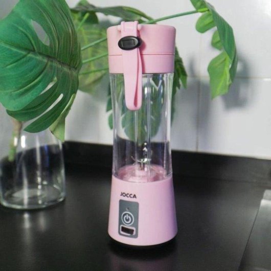 Batidora portátil Jocca Sweet 380 ml 4 cuchillas batería recargable USB