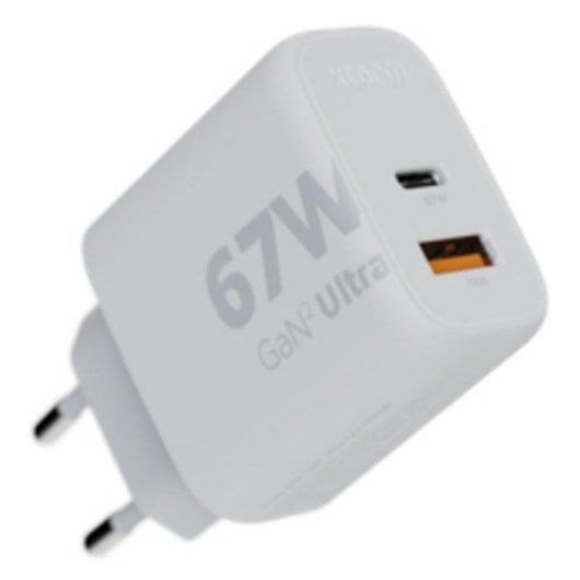 Chargeur Xtorm X67BC0 67W USB-C/USB-A GaN Blanc