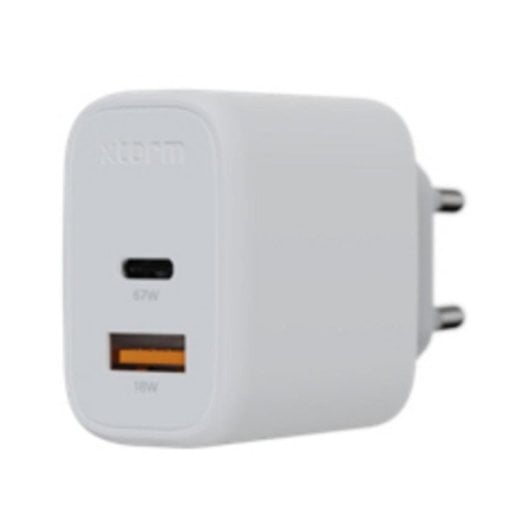 Chargeur Xtorm X67BC0 67W USB-C/USB-A GaN Blanc