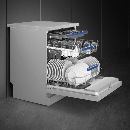 Lavavajillas Smeg LVS342CQSX 14 Servicios C con inicio diferido y acero inox