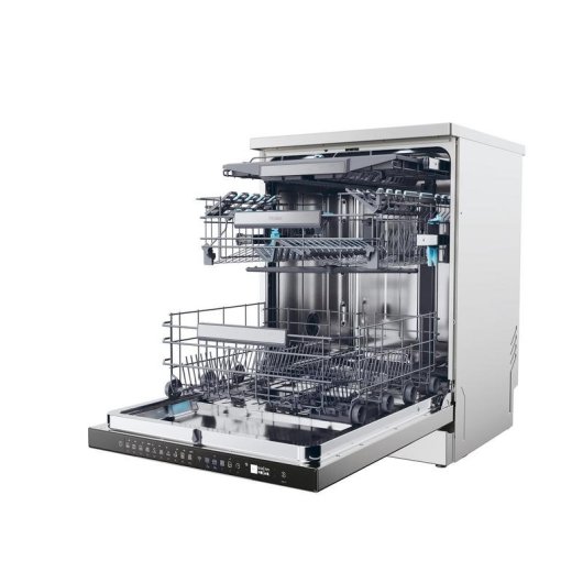 Máquina de Lavar Loiça Haier XF 4A4M4PX 14 Serviços Classe A com Wi-Fi e Secagem Extra