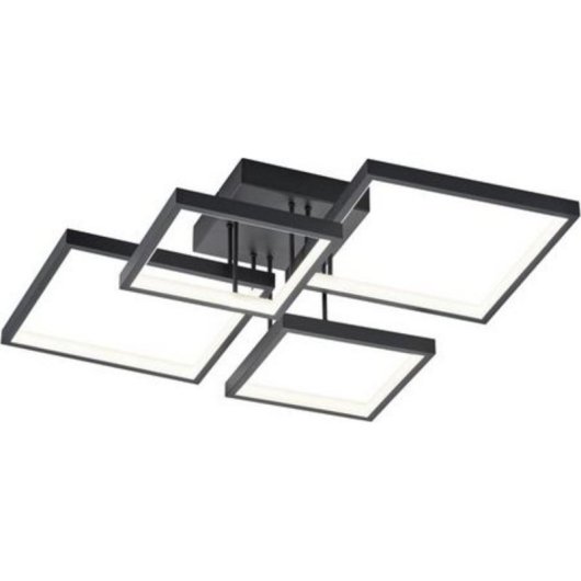Lámpara de techo Trio Sorrento LED integrado negro 52 cm