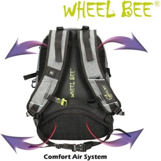 Schildkrot Wheel Bee Revolution 30L Zaino Sicurezza LED Verde USB