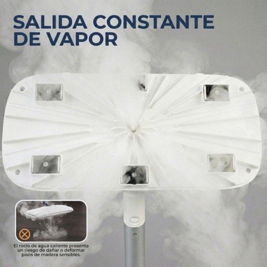 Limpiador a vapor Welltin Steamo X Blanco 3 Bar 135°C 250 ml