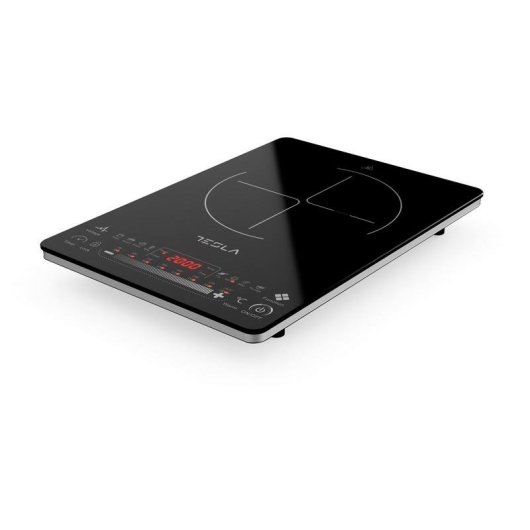 Placa de Inducao Tesla IC400B 2000W Preta Vidro